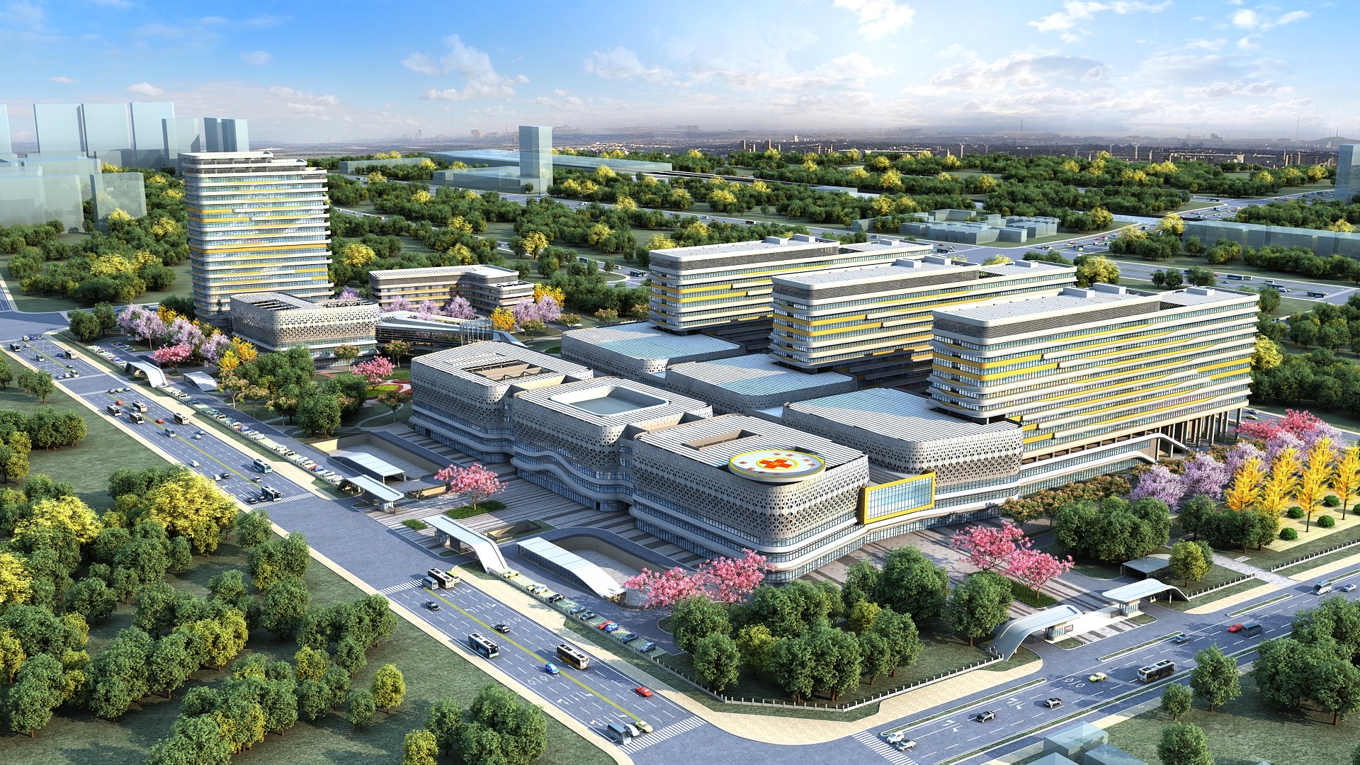 中建八局承建的蚌埠医学院榜首隶属医院心脑血管中心项目开工